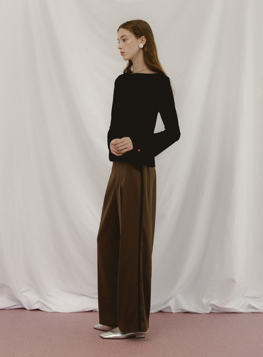 BEAMS SALON / Sheer Velour Pullover