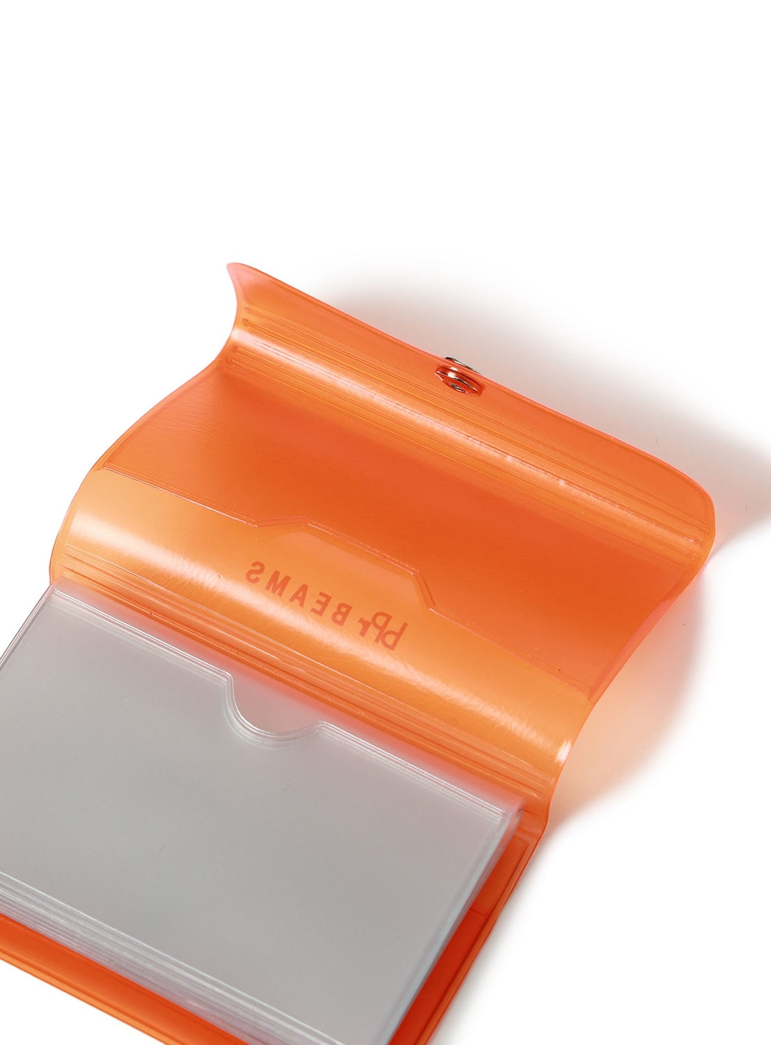 【Exclusive】nahe(R) / Clear Card Case Orange