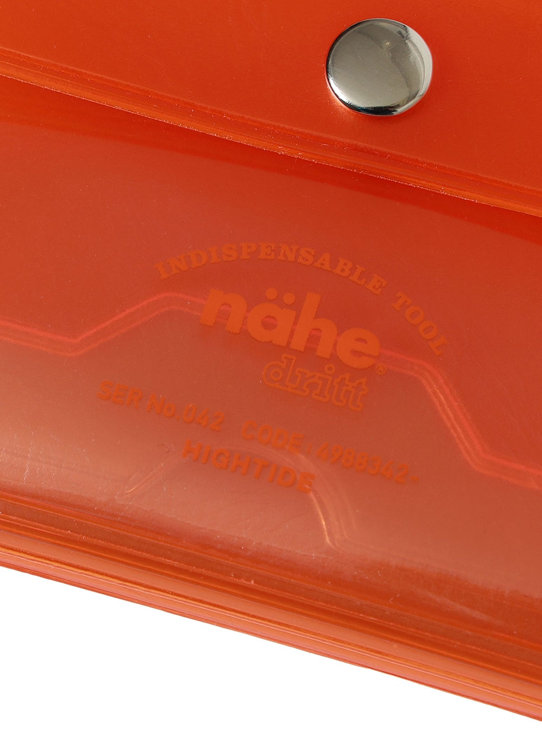 【Exclusive】nahe(R) / Clear Card Case Orange