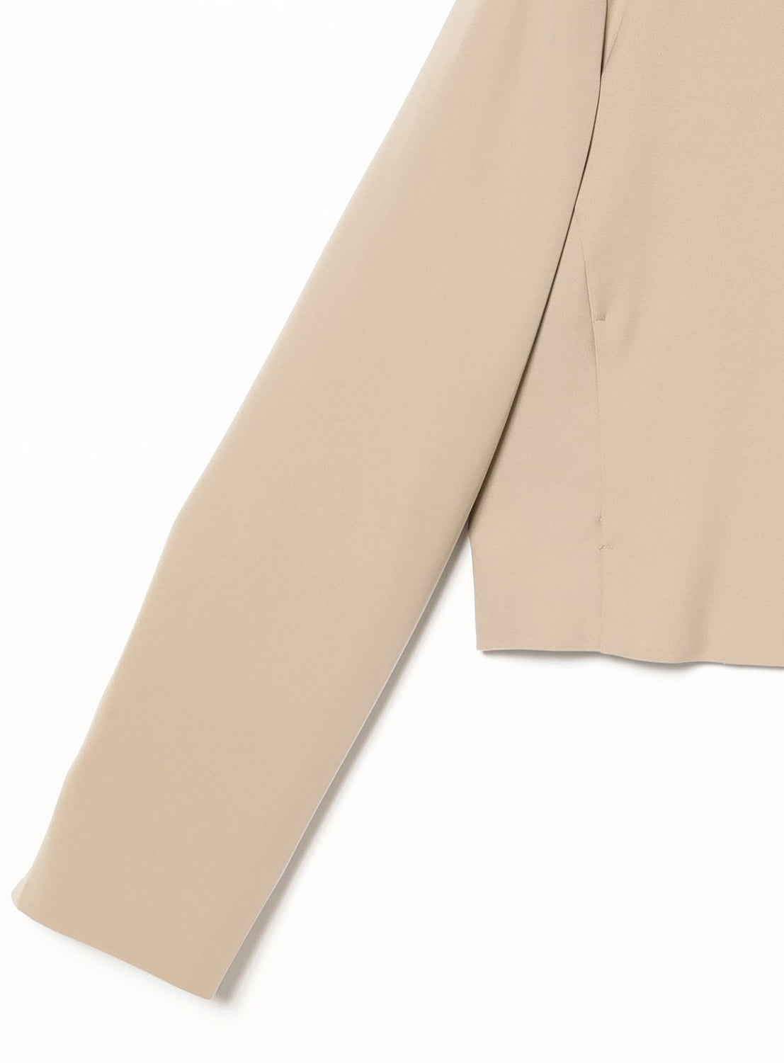 Cropped Crew Neck Jacket