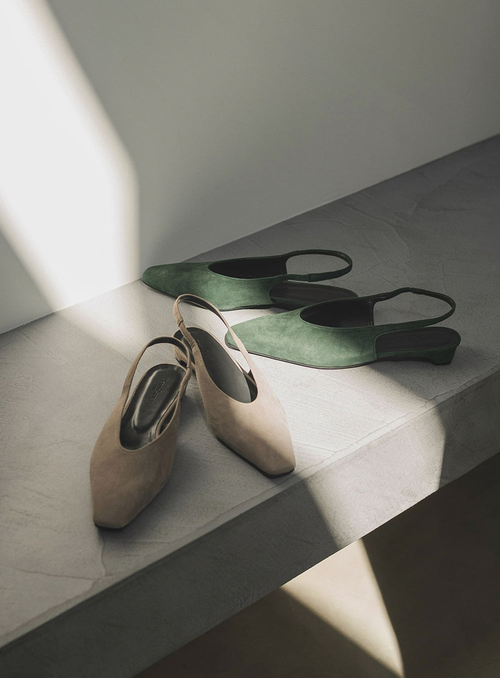 Goat Suede Mules