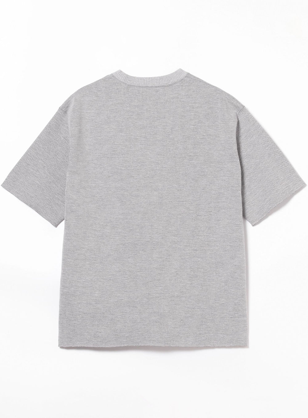 เสื้อคอกลมผ้า Double Face ลาย Pique/Jersey