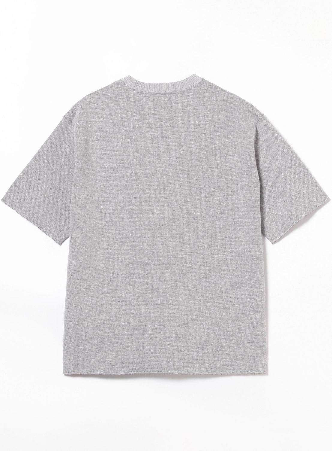 เสื้อคอกลมผ้า Double Face ลาย Pique/Jersey