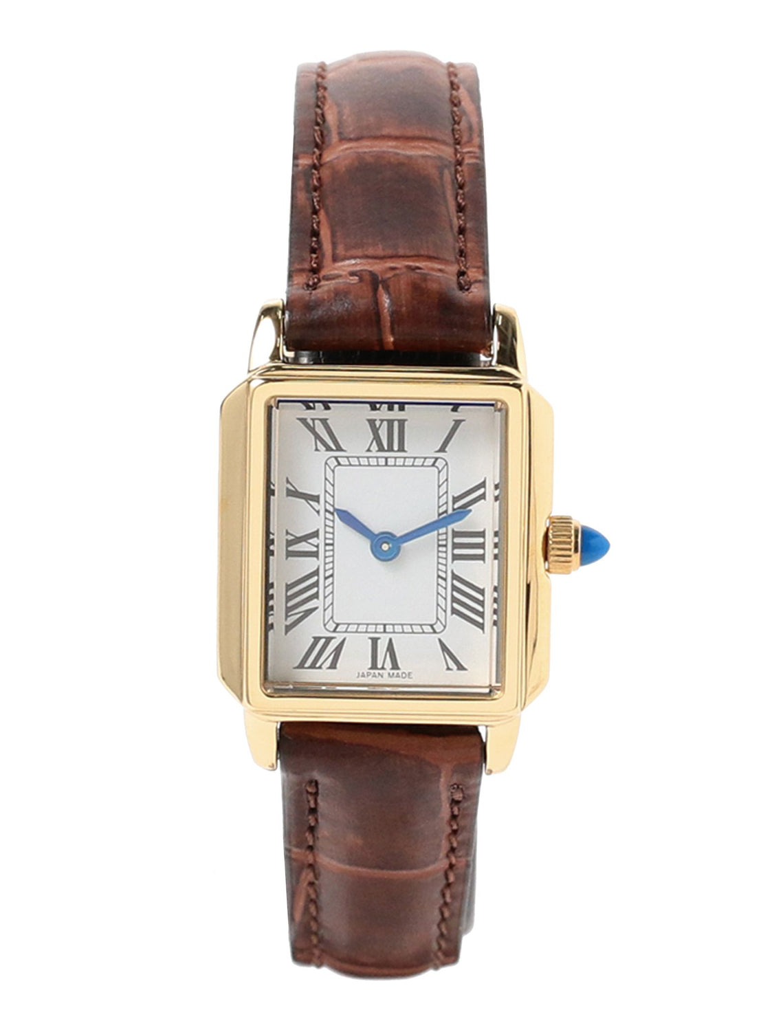 Square Embossed Leather Watch II