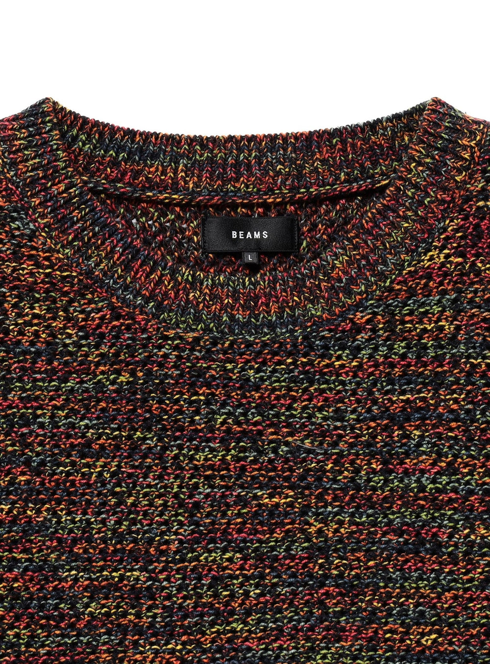 7-Gauge Mesh Crew Neck Knit