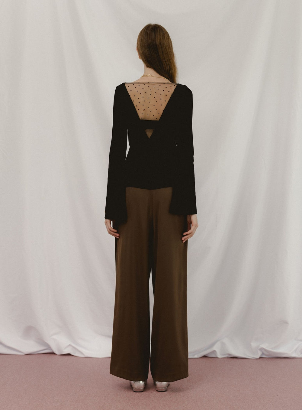 BEAMS SALON / Sheer Velour Pullover