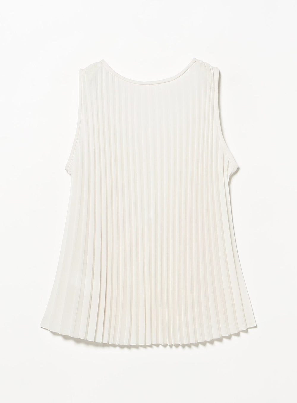 Pleated Sleeveless Top