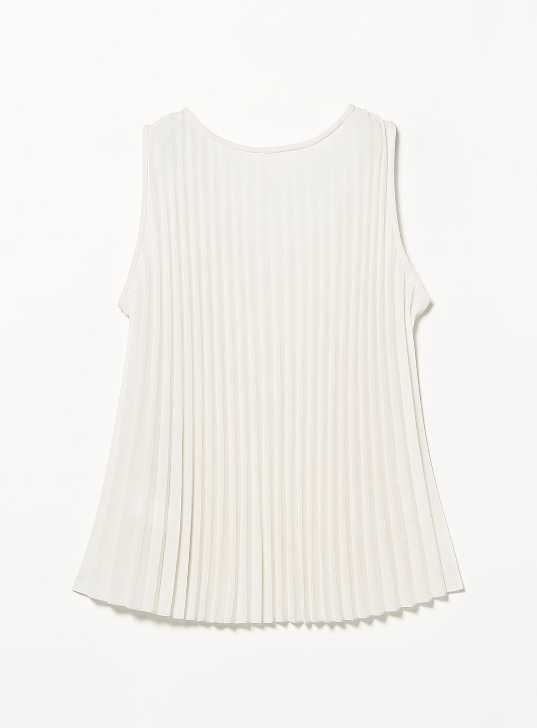 Pleated Sleeveless Top