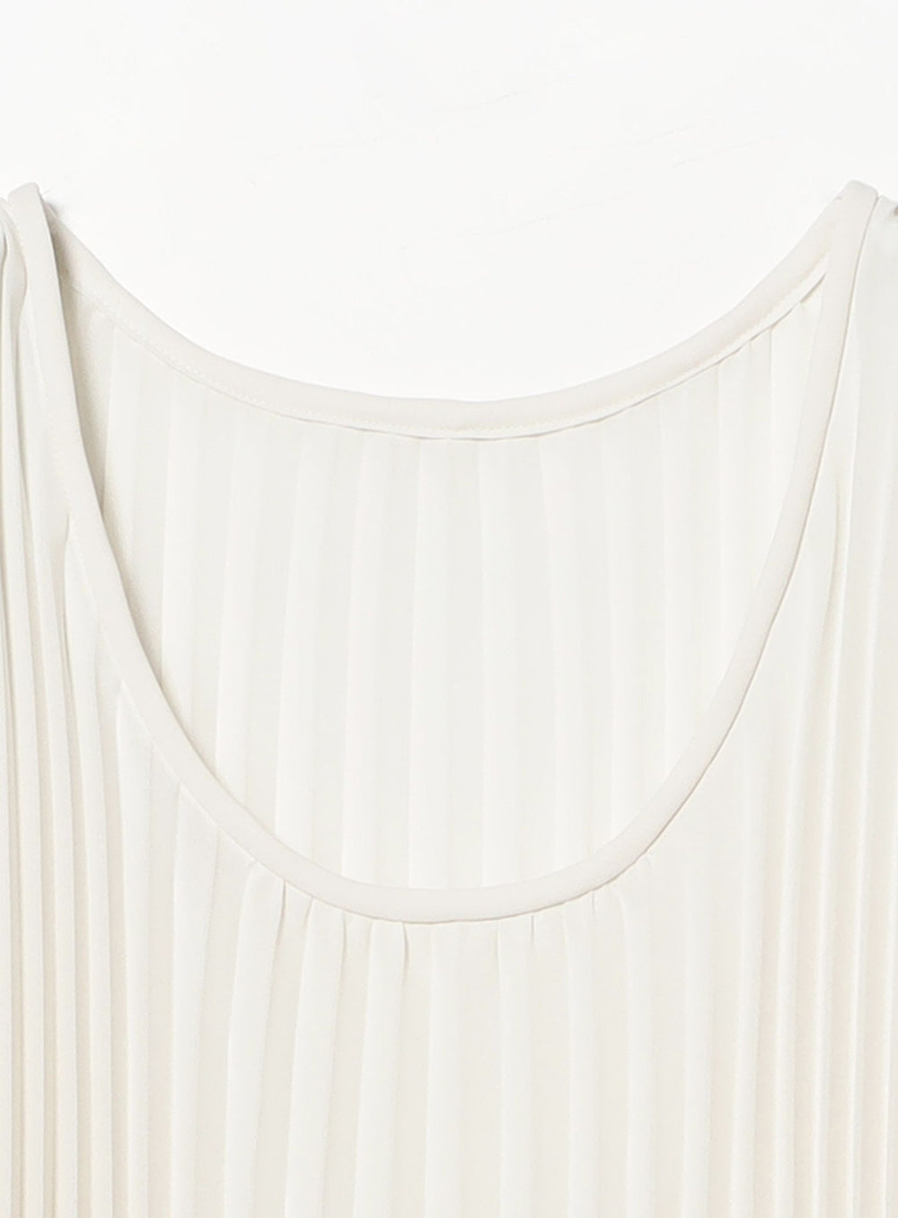 Pleated Sleeveless Top
