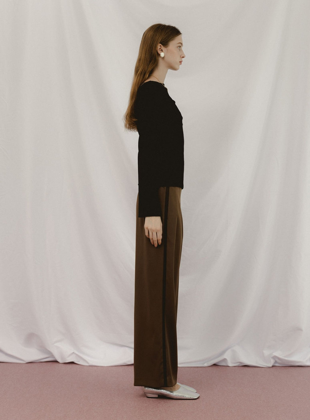 BEAMS SALON / Sheer Velour Pullover
