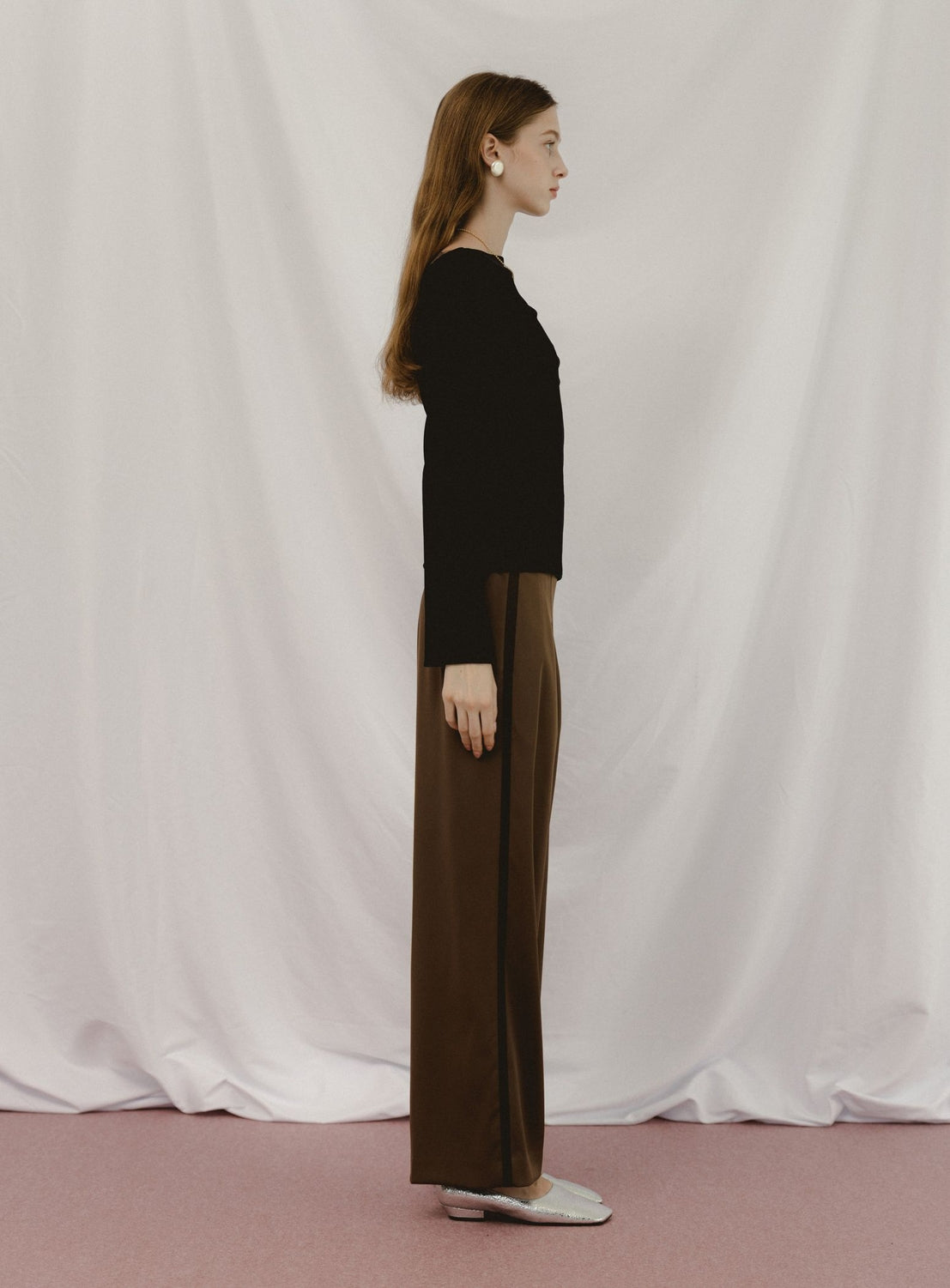 BEAMS SALON / Sheer Velour Pullover