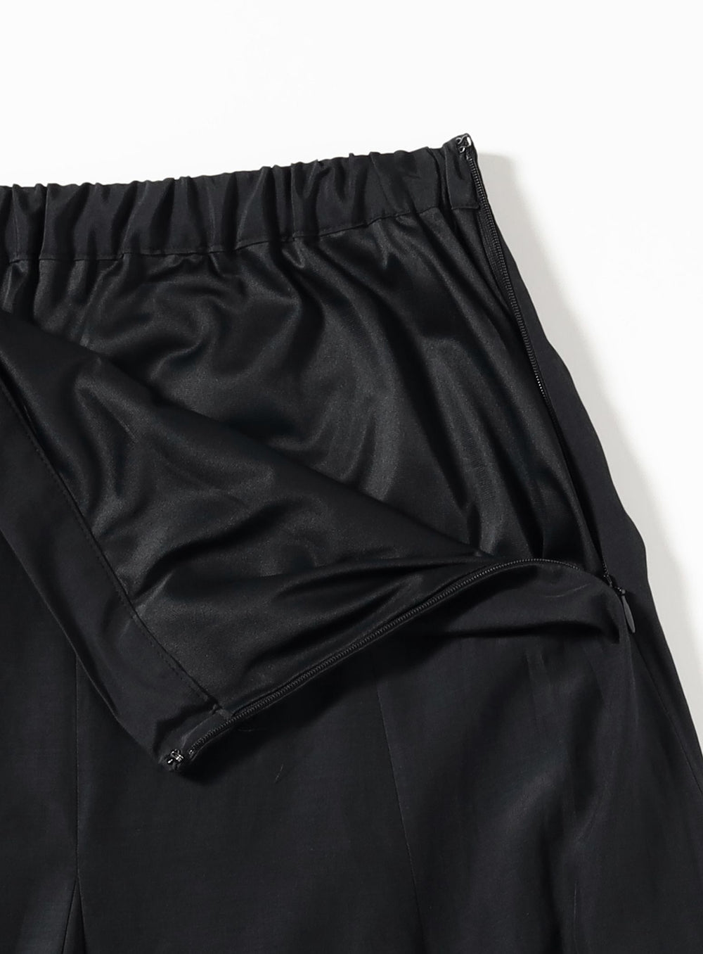 Cotton Acetate Flare Skirt