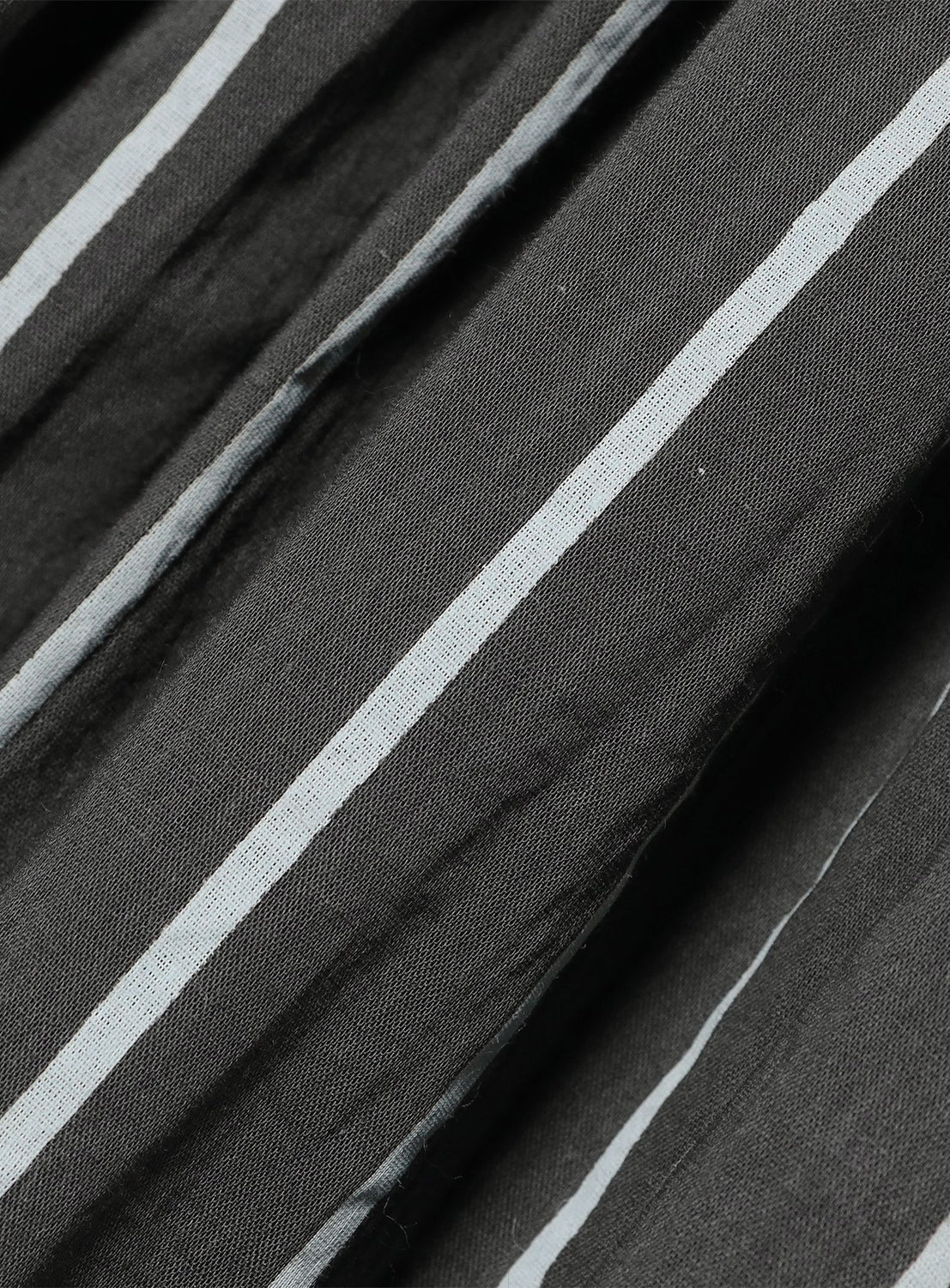 【Exclusive】ne Quittez pas / Voile Stripe French Sleeve Dress
