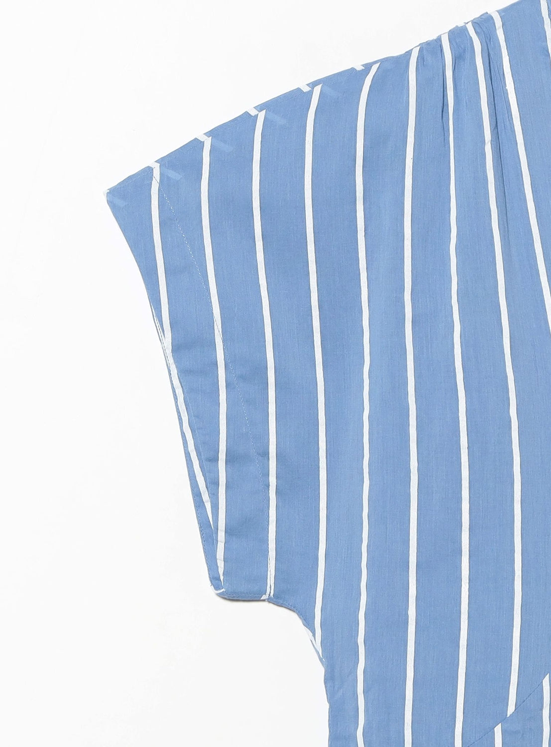 【Exclusive】ne Quittez pas / Voile Stripe French Sleeve Dress