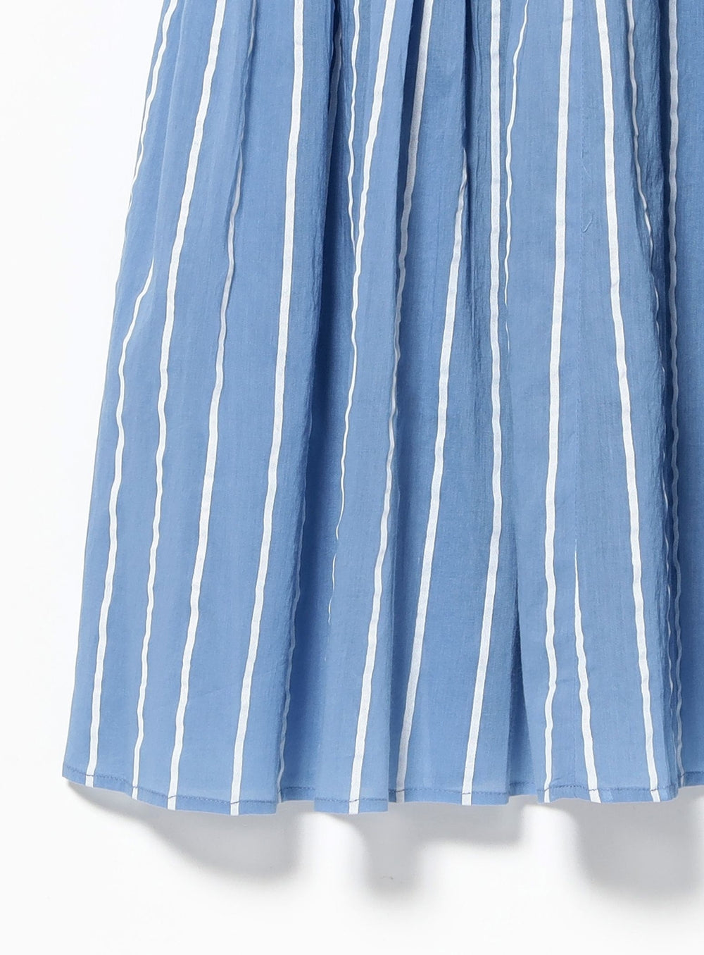 【Exclusive】ne Quittez pas / Voile Stripe French Sleeve Dress