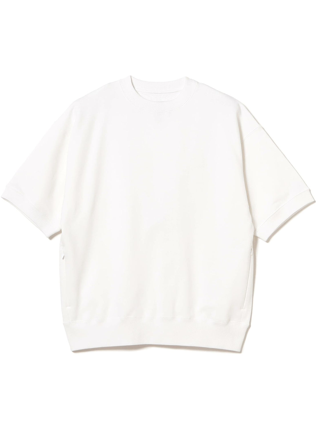 the A / Suvin Cotton Half-sleeve Sweatshirt