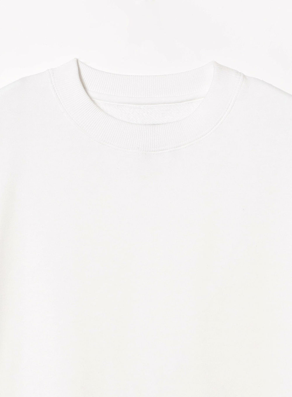the A / Suvin Cotton Half-sleeve Sweatshirt