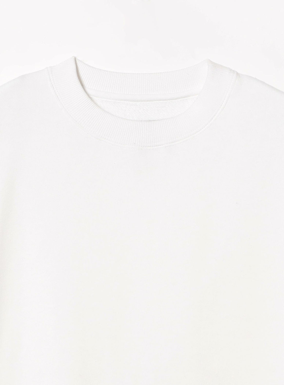 the A / Suvin Cotton Half-sleeve Sweatshirt