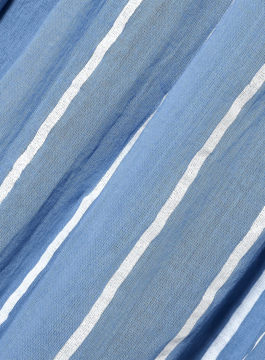 【Exclusive】ne Quittez pas / Voile Stripe French Sleeve Dress