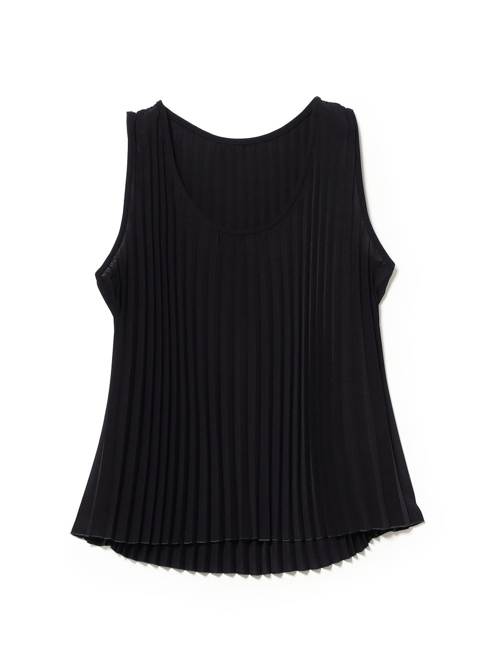Pleated Sleeveless Top
