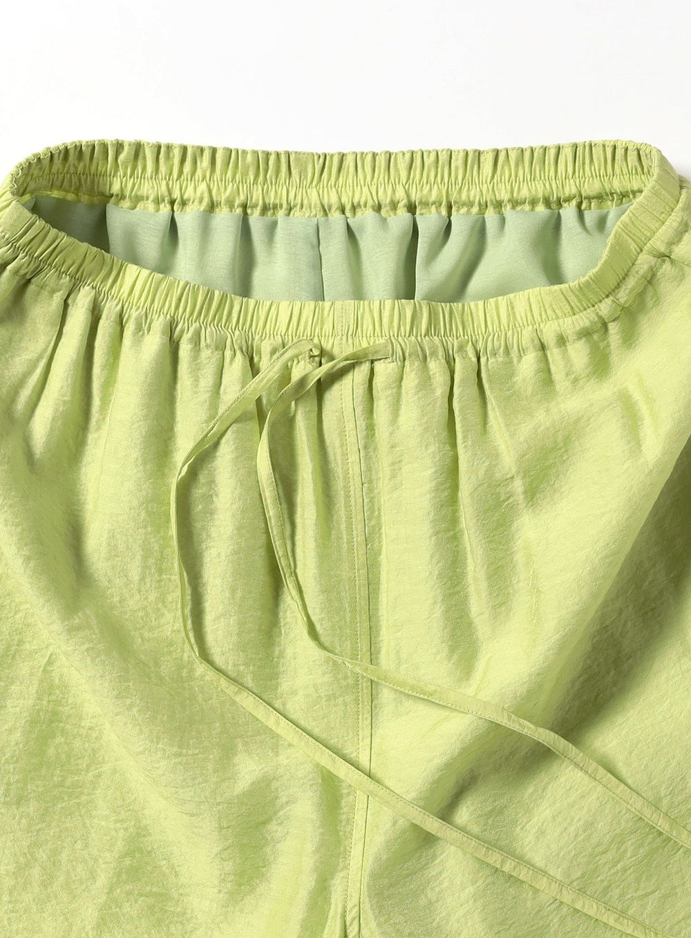 Rayon Linen Drawstring Easy Pants