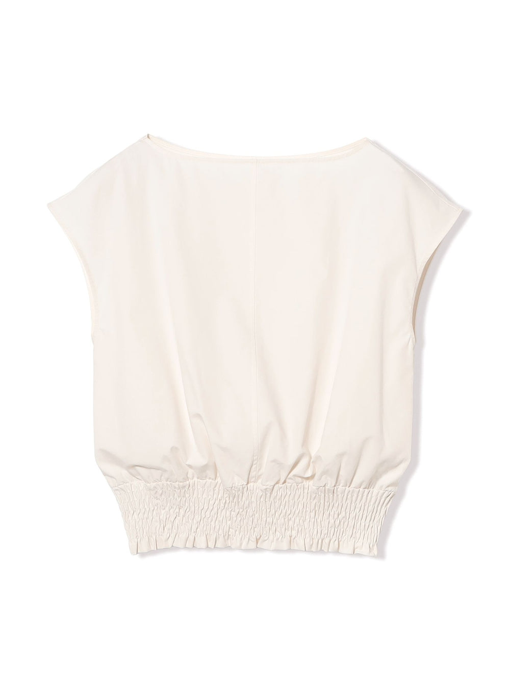French Sleeve Shirred Blouse