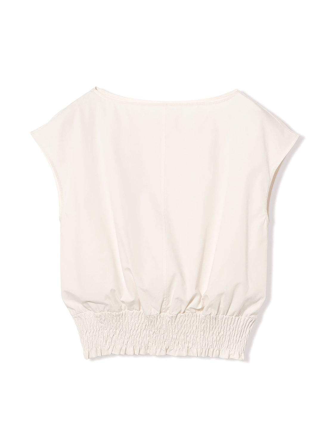 French Sleeve Shirred Blouse