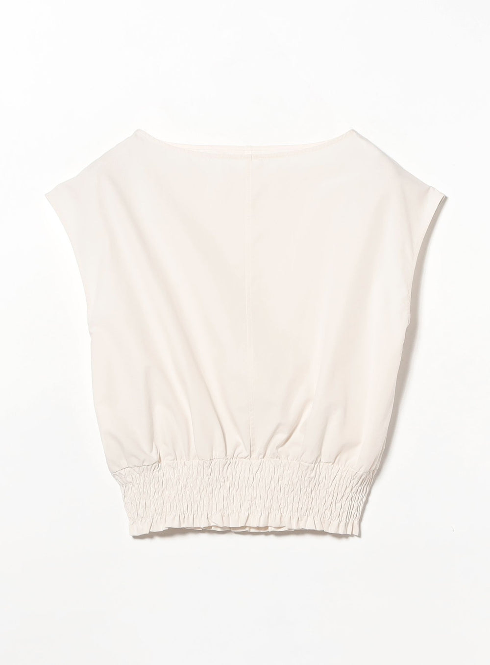 French Sleeve Shirred Blouse
