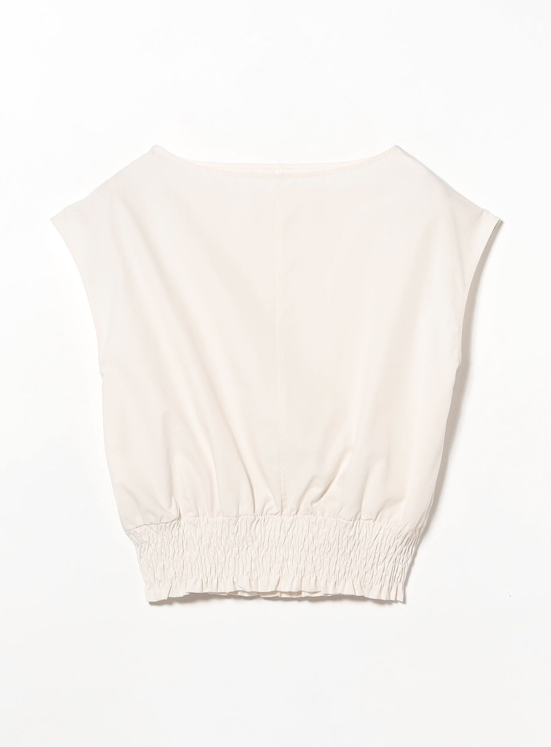 French Sleeve Shirred Blouse