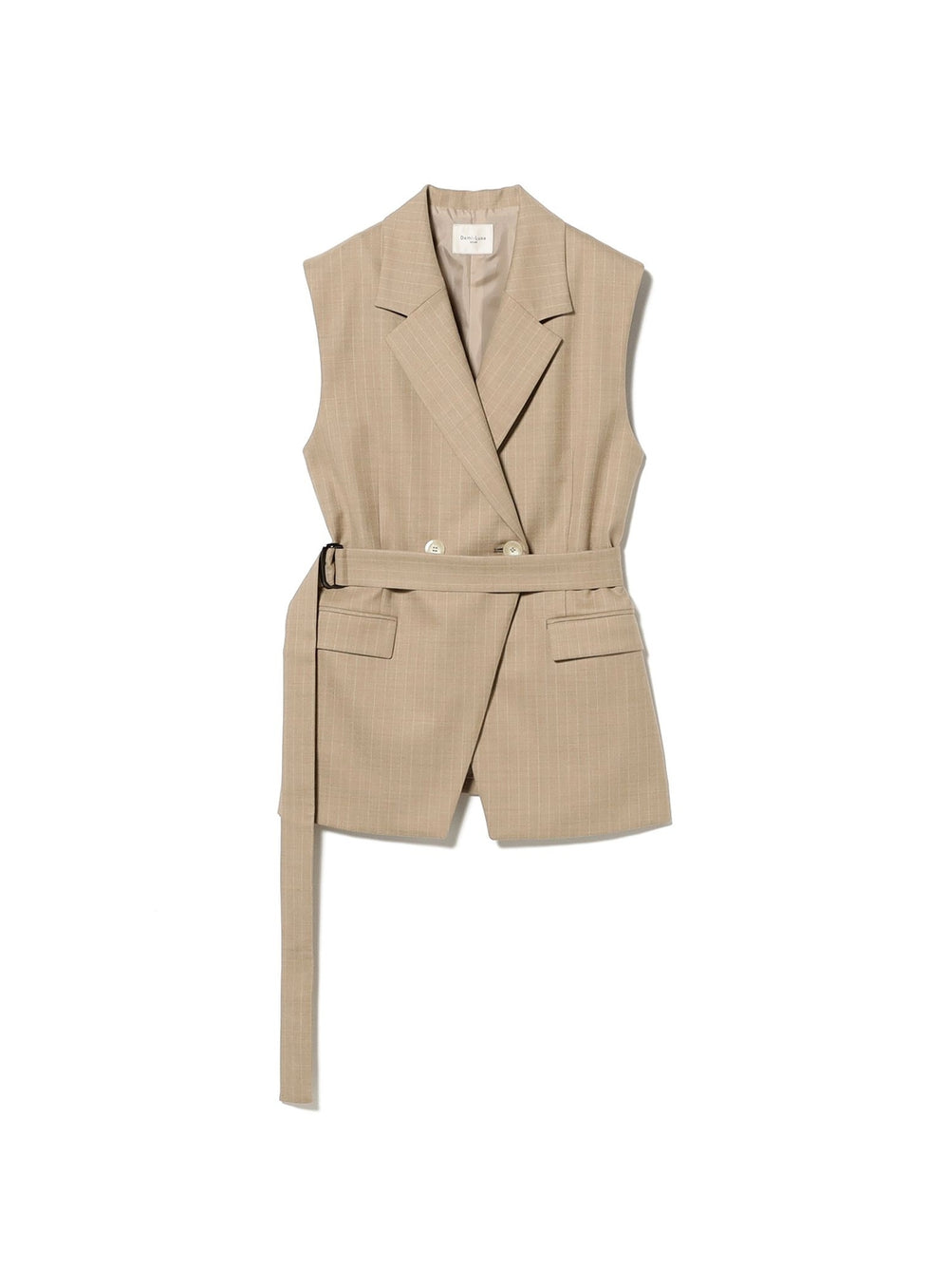 Editor Taeko Higashihara × Demi-Luxe BEAMS / Washable Wool Gilet