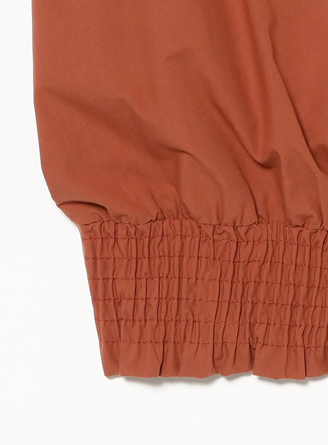French Sleeve Shirred Blouse