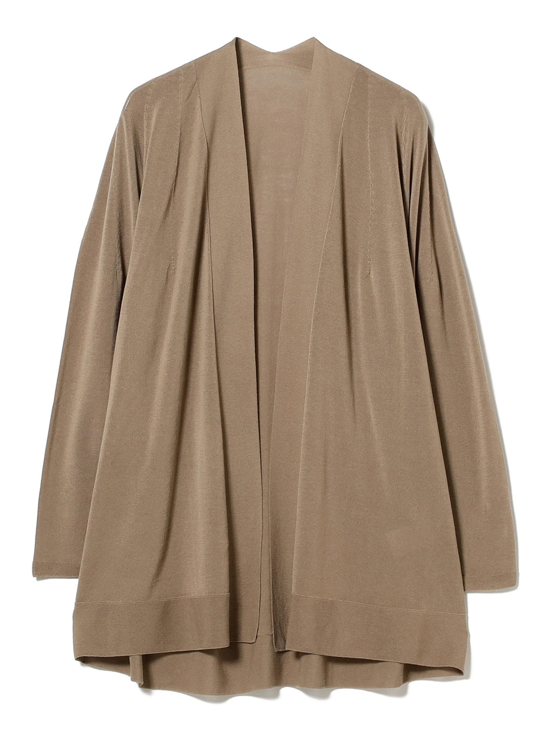 18-Gauge Cotton Acetate Long Cardigan
