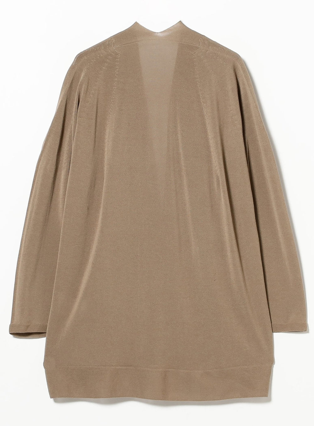 18-Gauge Cotton Acetate Long Cardigan