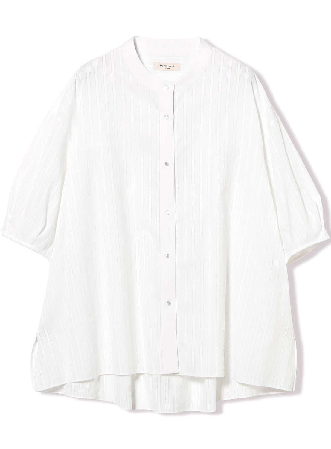 Feminine Half-Sleeve Volume Shirt