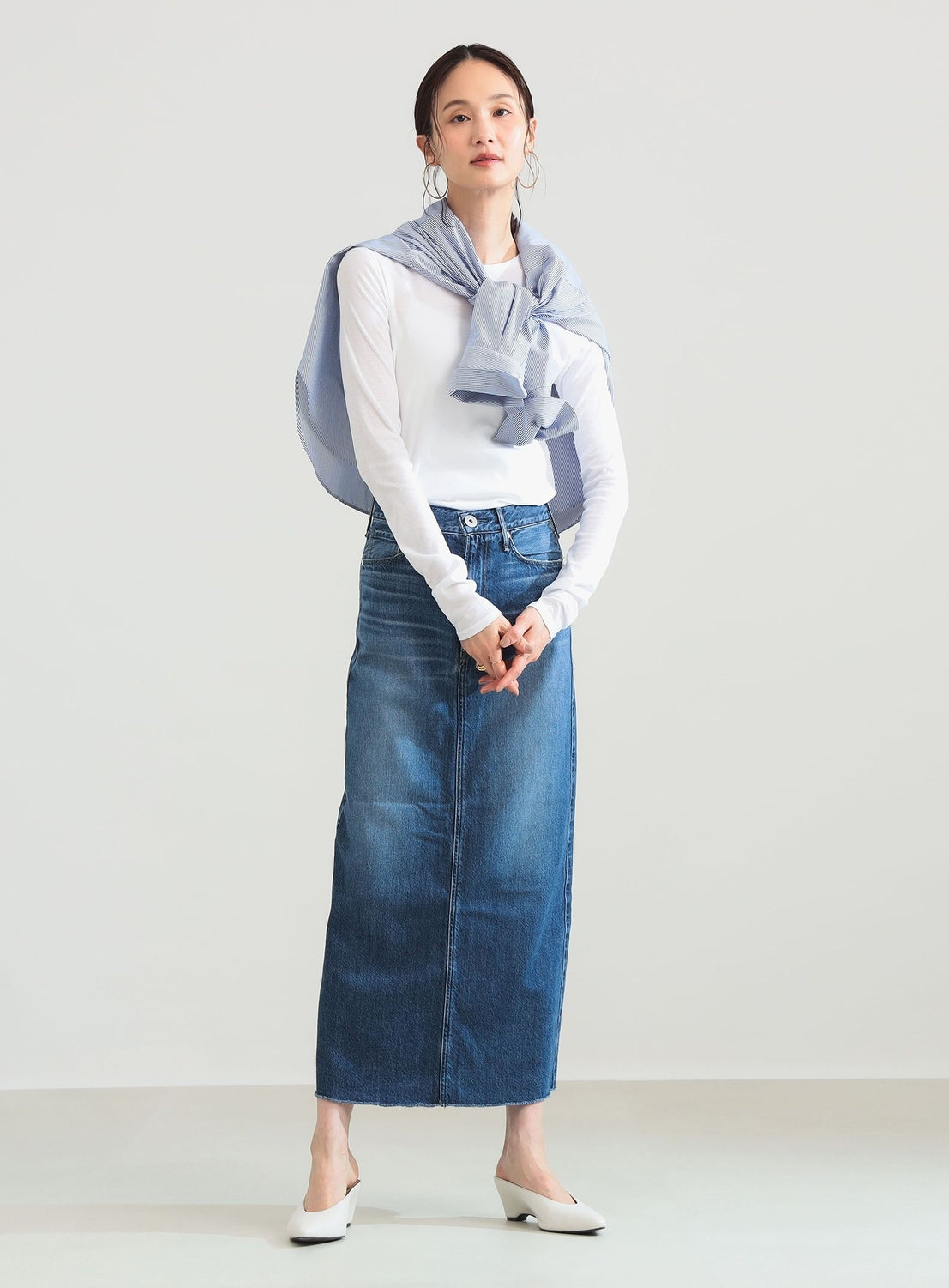 Cotton High-Twist Sheer T-Shirt