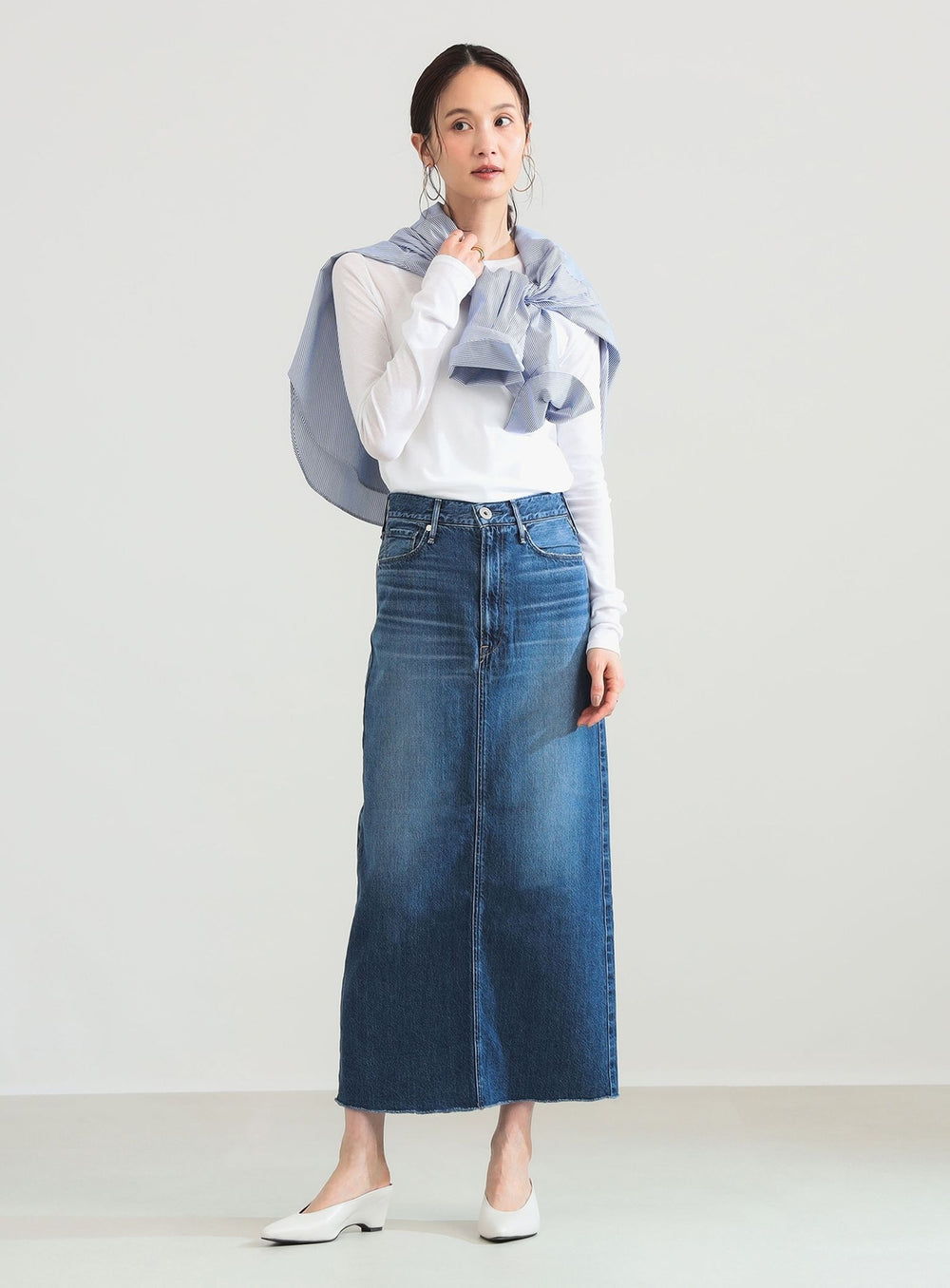 Cotton High-Twist Sheer T-Shirt
