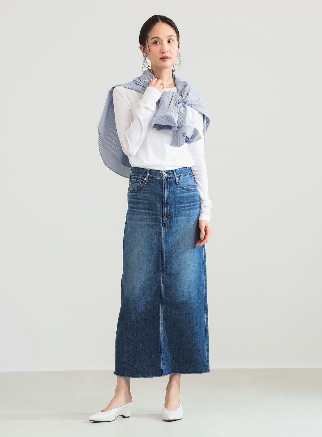 Cotton High-Twist Sheer T-Shirt