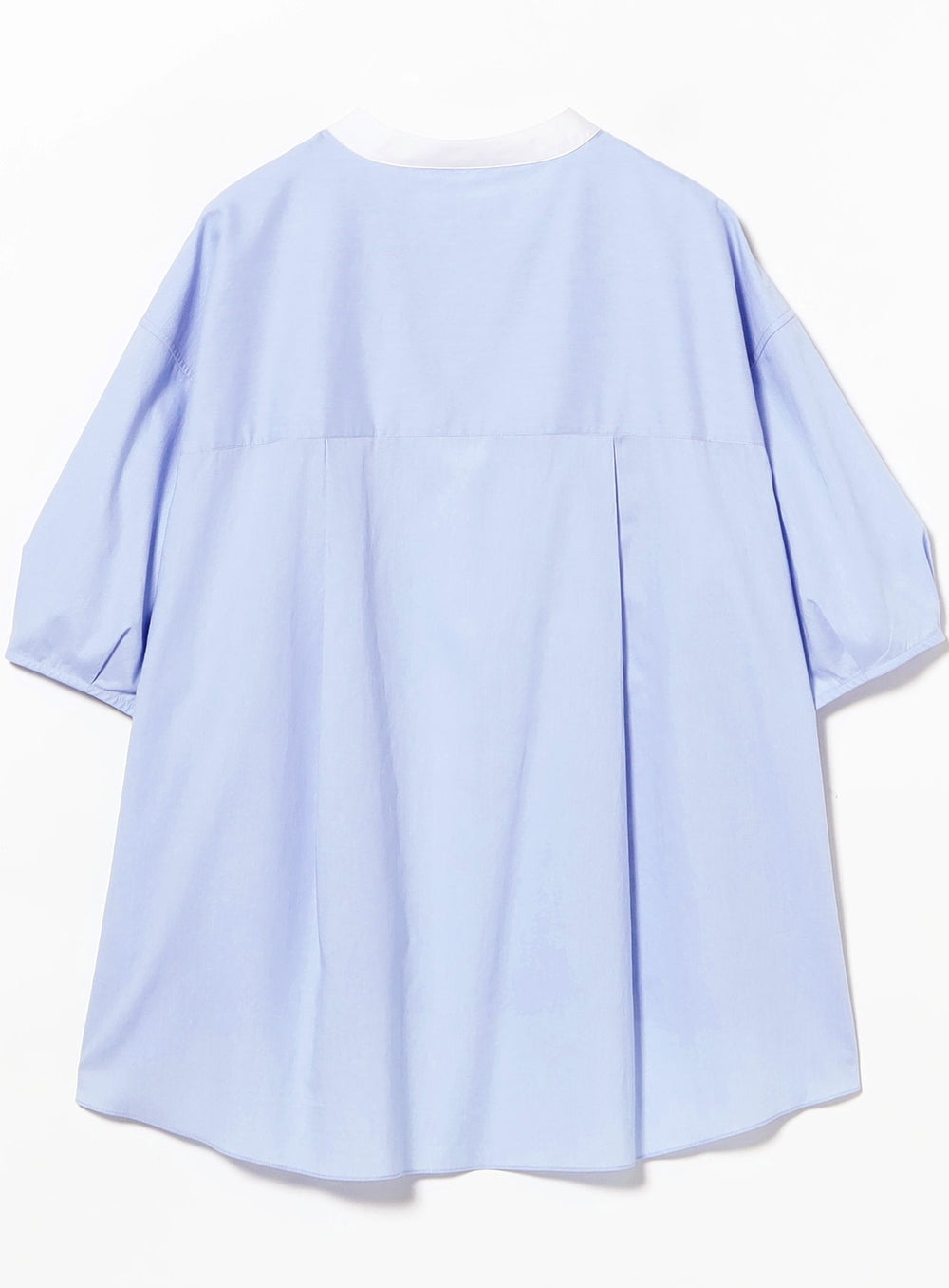 Feminine Half-Sleeve Volume Shirt