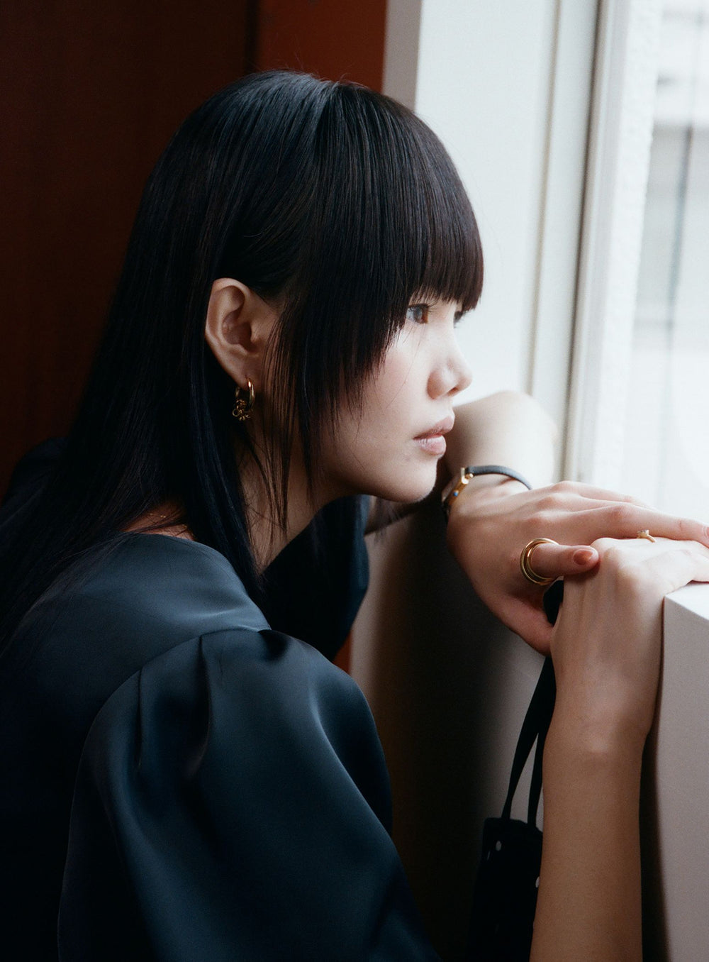 BEAMS SALON / Silky Puff Blouse