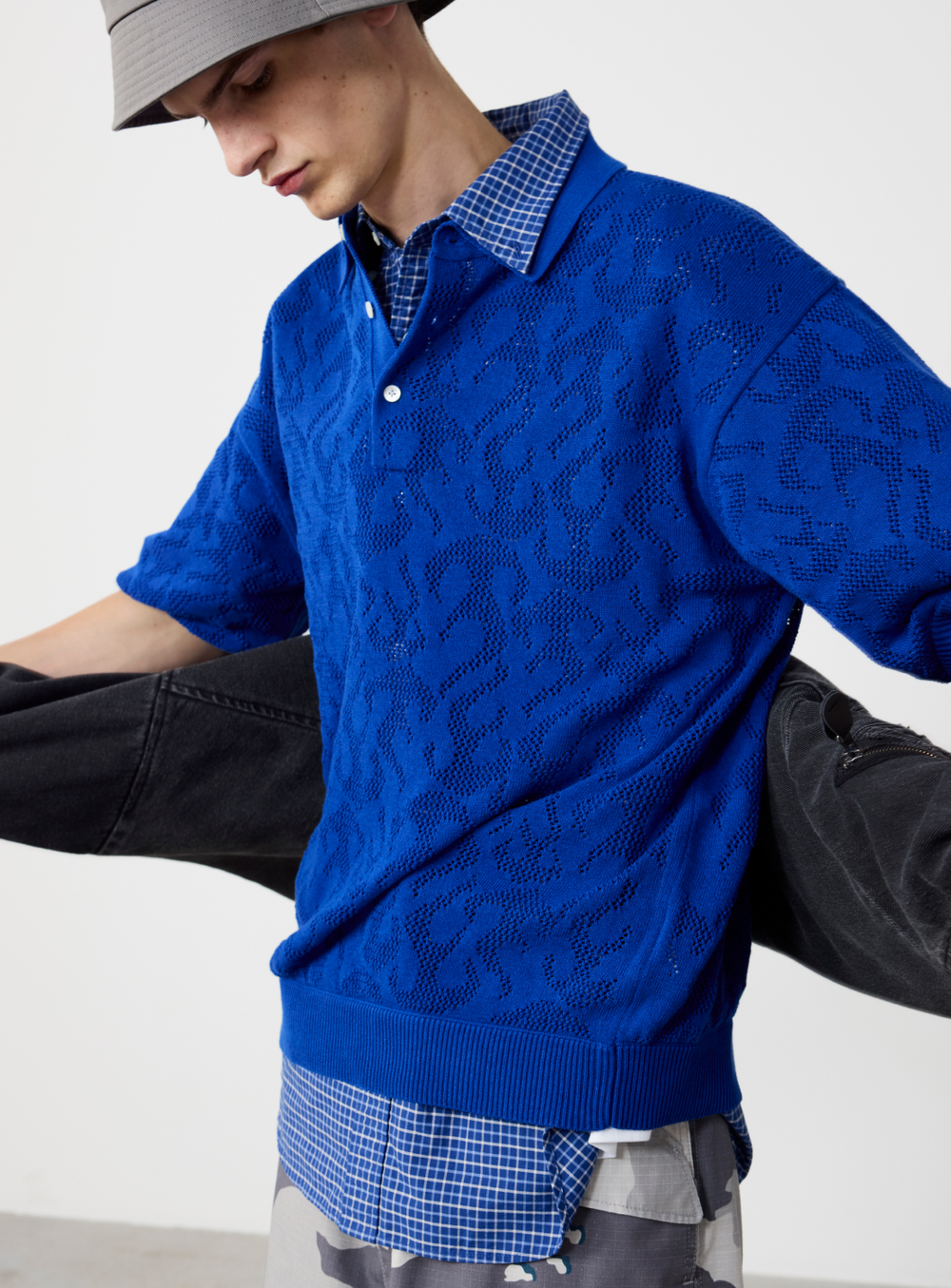 12 Gauge Mesh Polo Shirt