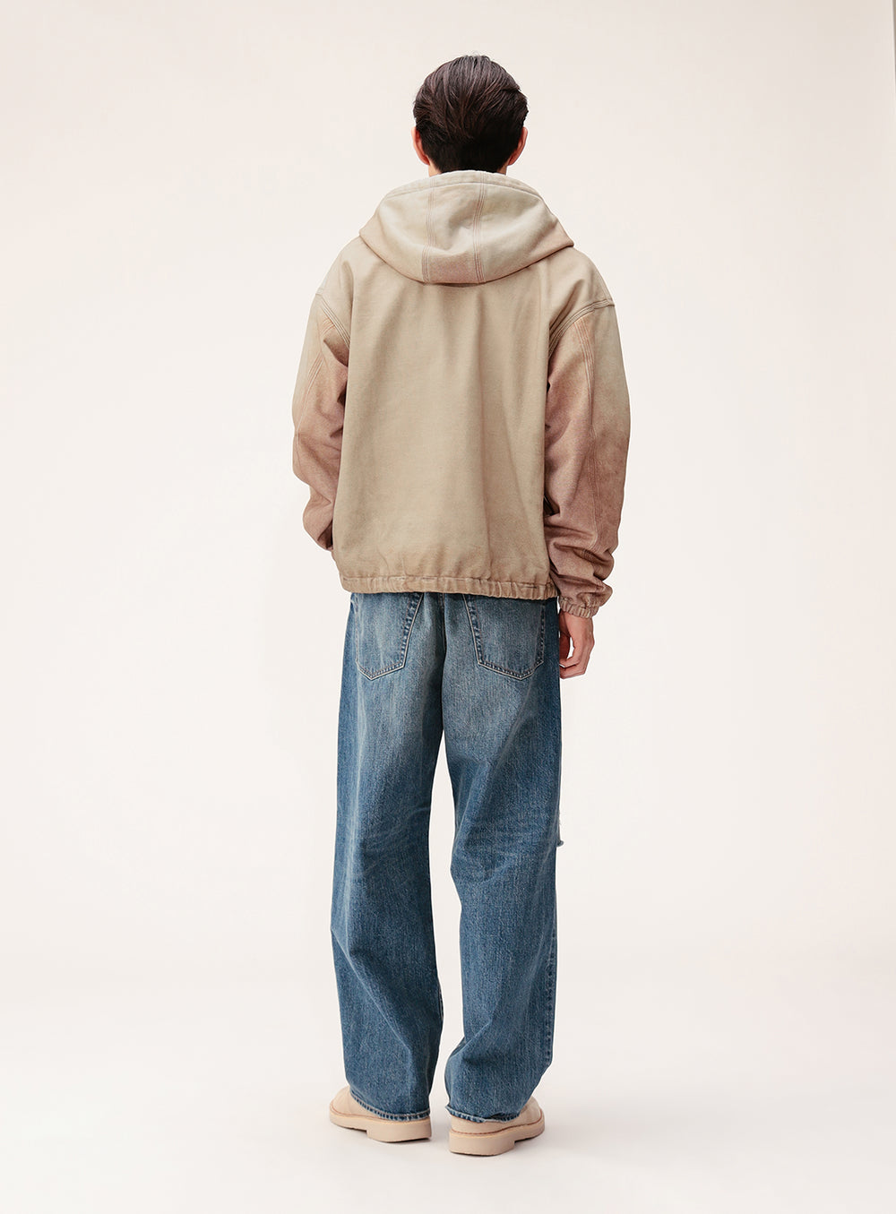 Mock Print Hoodie