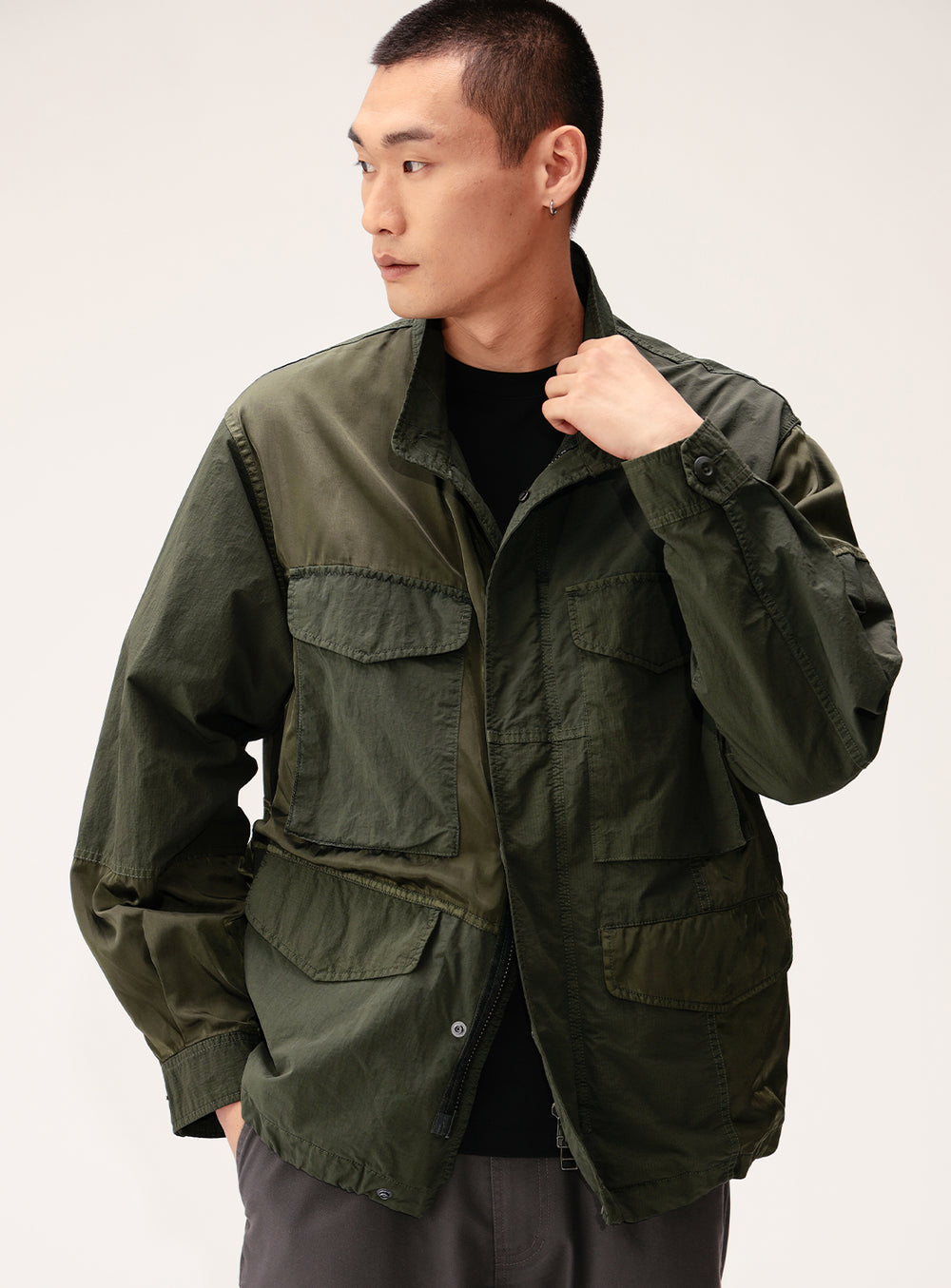 3 Types Fabric Garment Dye M65 Jacket
