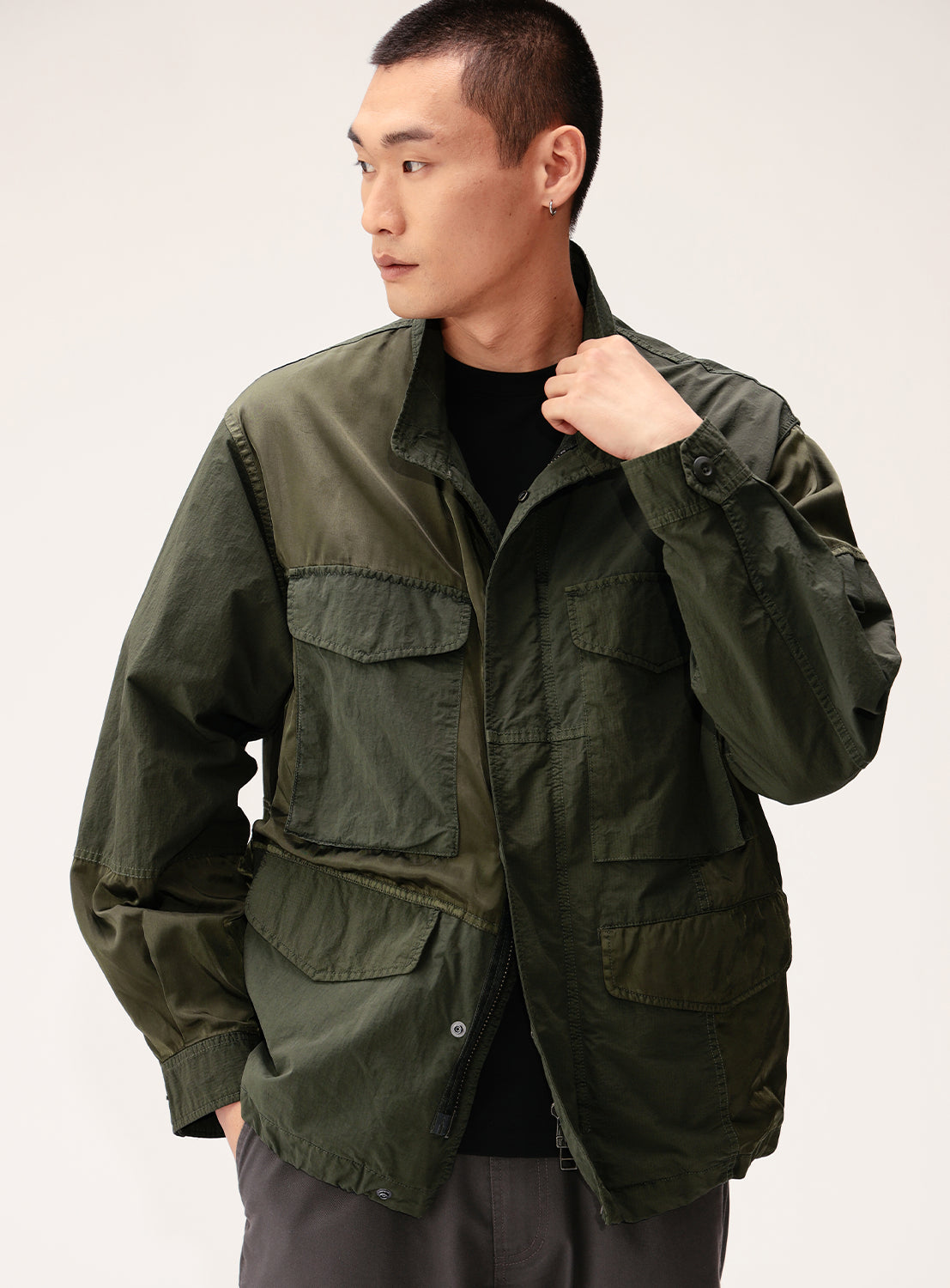 3 Types Fabric Garment Dye M65 Jacket