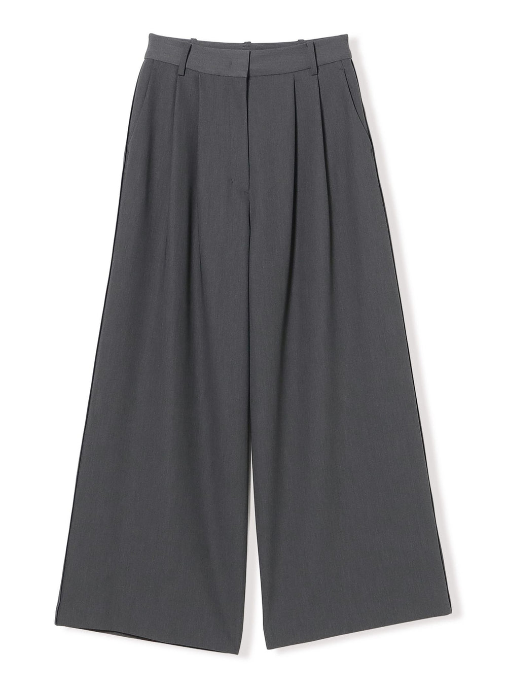 Poplin 2-Tuck Trousers