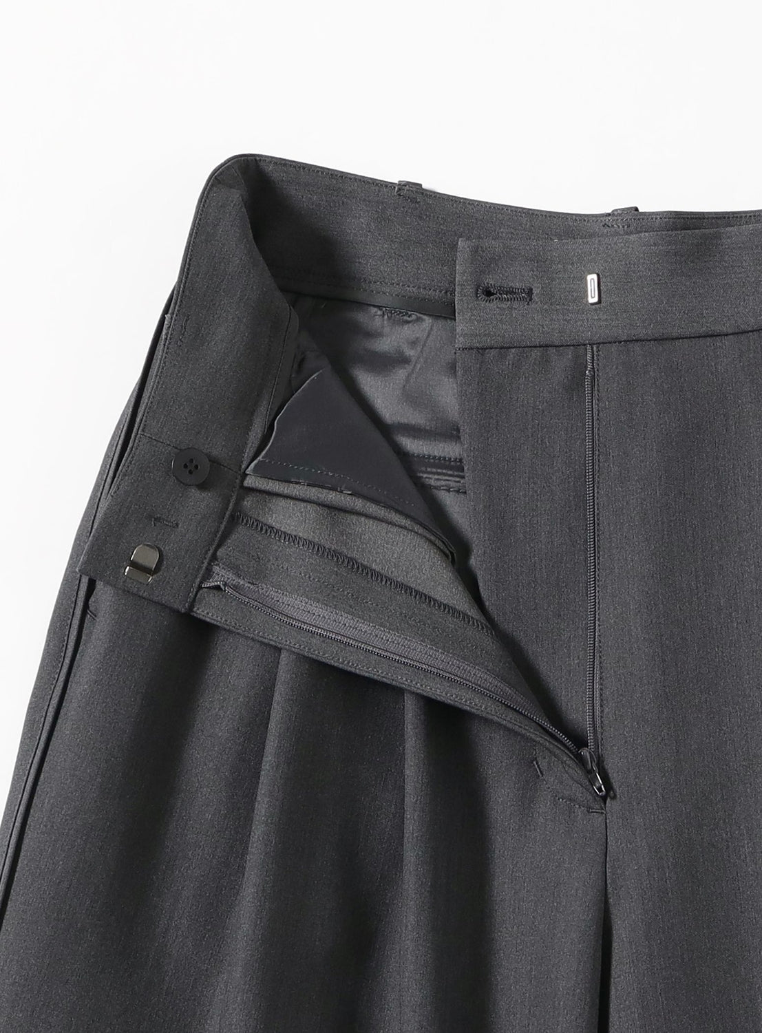 Poplin 2-Tuck Trousers