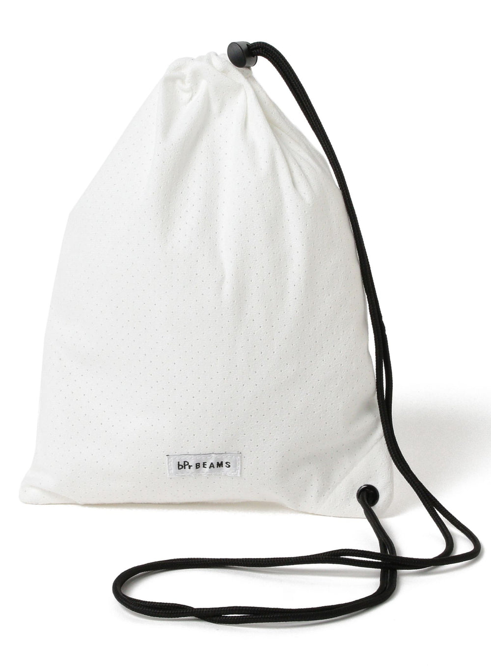 Perforated Drawstring Shoulder Bag