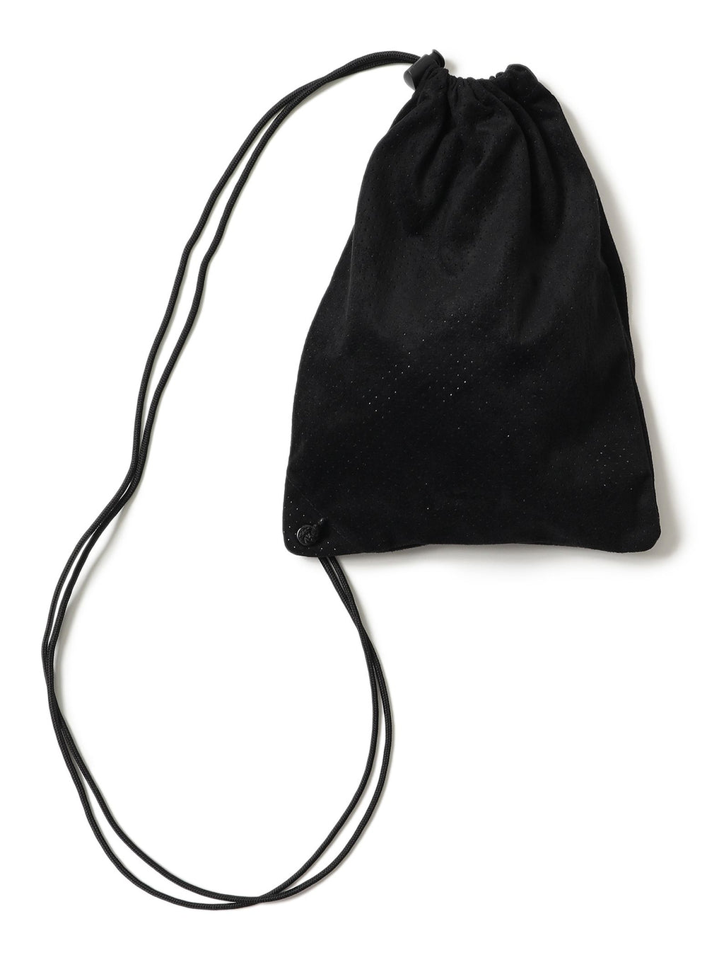 Perforated Drawstring Shoulder Bag