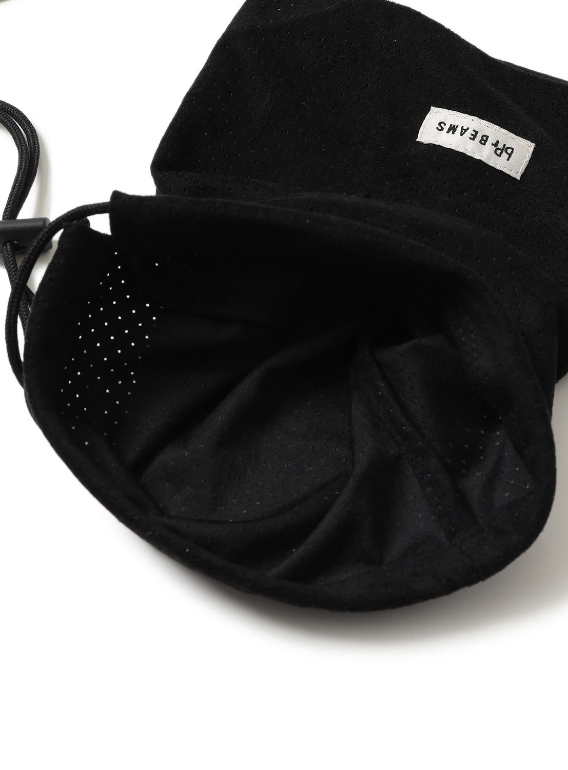 Perforated Drawstring Shoulder Bag