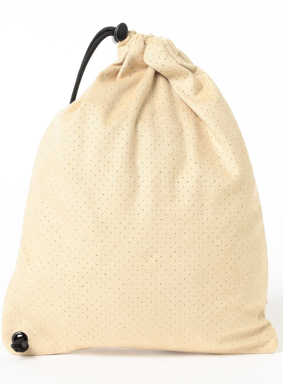Perforated Drawstring Shoulder Bag