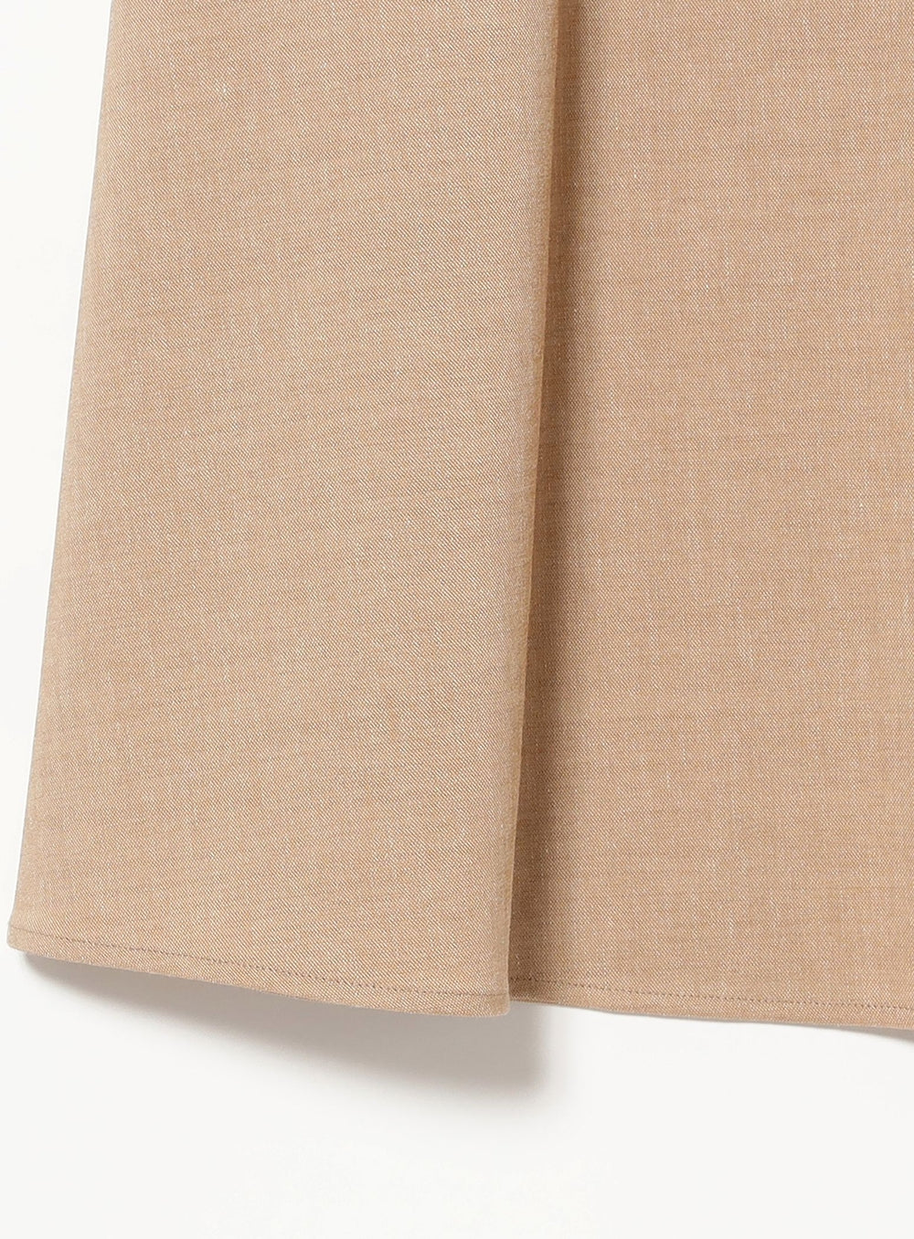 Natural Oxford Flared Skirt